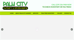 Desktop Screenshot of capecoralpalmnursery.com