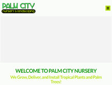 Tablet Screenshot of capecoralpalmnursery.com